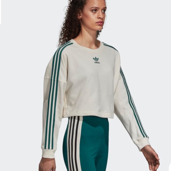 adidas originals adibreak cropped sweater